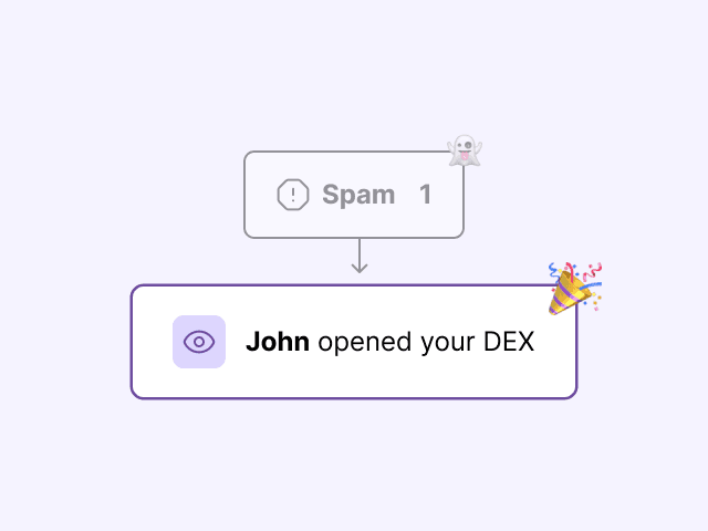 Avoid the spam folder. Send a DEX instead