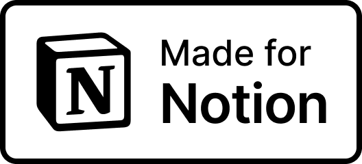 Made for Notion badge